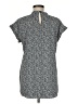 Express Gray Short Sleeve Blouse Size M - photo 2