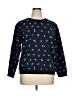 Karen Scott Sport Polka Dots Blue Pullover Sweater Size XL - photo 1
