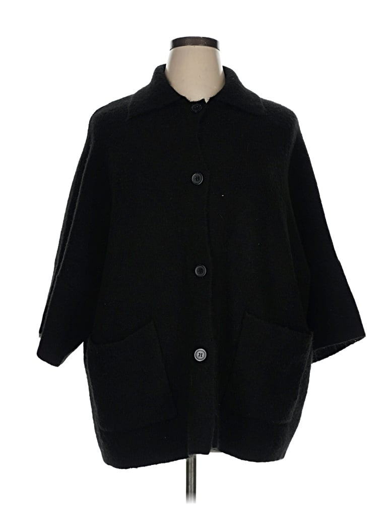 Pre-owned Tahari Poncho In Black