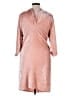 ASOS 100% Polyester Metallic Pink Cocktail Dress Size 36 - photo 2