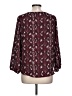 Weston 100% Polyester Burgundy 3/4 Sleeve Blouse Size L - photo 2