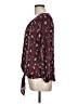 Weston 100% Polyester Burgundy 3/4 Sleeve Blouse Size L - photo 5