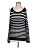 Quinn Stripes Black Sweater Vest Size L - photo 1