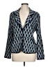 Pendleton 100% Cotton Print Blue Blazer Size Lg Petite - photo 1