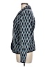 Pendleton 100% Cotton Print Blue Blazer Size Lg Petite - photo 5
