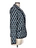 Pendleton 100% Cotton Print Blue Blazer Size Lg Petite - photo 4