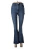 Just Black Hearts Blue Jeans Size 26 waist - photo 1