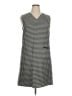Talbots 100% Wool Houndstooth Gray Casual Dress Size 16 - photo 1