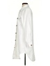 Happily Grey 100% Polyester White Trenchcoat Size XS - photo 5