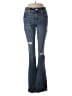 Express Hearts Blue Jeans Size 6 - photo 1