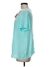 Torrid 100% Rayon Teal Short Sleeve Blouse Size Med Plus (00) - photo 5