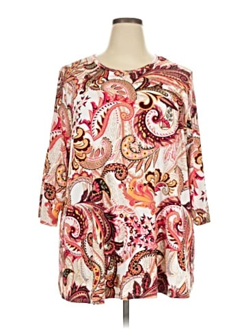 Jessica London 3/4 Sleeve Blouse (view 1)