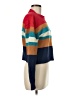 Eyeshadow 100% Polyester Color Block Blue Turtleneck Sweater Size M - photo 4