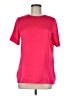 Liz Claiborne 100% Polyester Pink Short Sleeve Blouse Size M - photo 1