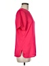 Liz Claiborne 100% Polyester Pink Short Sleeve Blouse Size M - photo 4