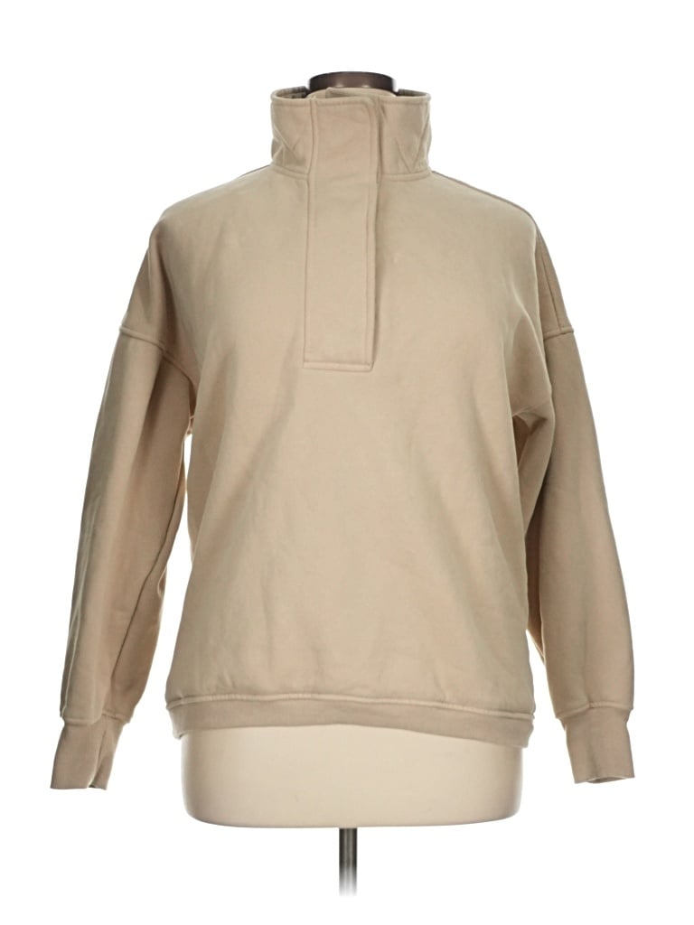 Pre-owned Unbranded Fleece Jacket In Tan