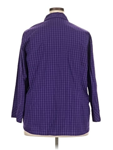 Riders by Lee 3/4 Sleeve Button-Down Shirt (view 2)