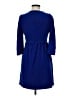Zara Basic Solid Blue Casual Dress Size M - photo 2