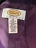 Talbots 100% Polyester Purple Blazer Size 8 - photo 6