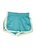 Justice Hearts Teal Athletic Shorts Size 6 - photo 1