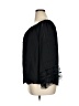 Kaari Blue 100% Polyester Black 3/4 Sleeve Blouse Size XL - photo 5