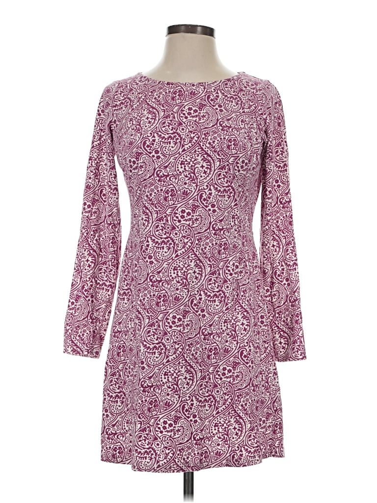 Pre-owned Boden Casual Dress In Burgundy