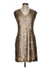 Assorted Brands Metallic Gold Cocktail Dress Size S (estimated) - photo 1