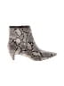 Splendid Animal Print Gray Tan Ankle Boots Size 7 1/2 - photo 1