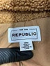 For The Republic 100% Polyester Brown Coat Size M - photo 6