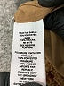 For The Republic 100% Polyester Brown Coat Size M - photo 7
