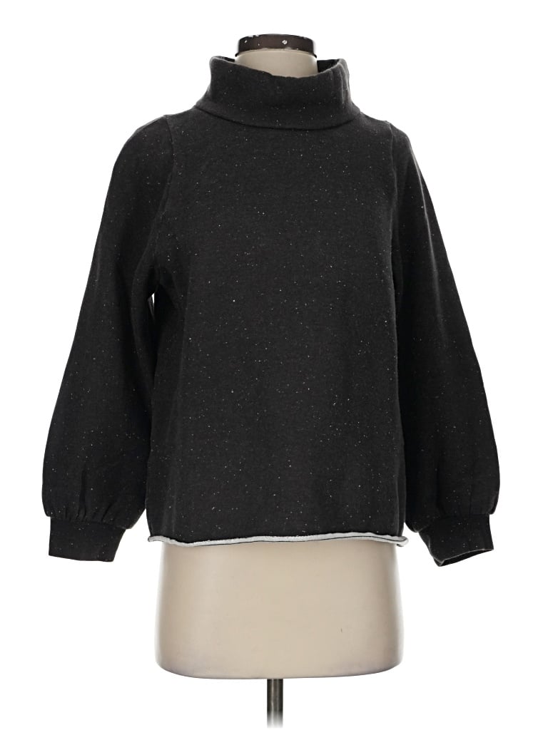 Pre-owned Mwl By Madewell Turtleneck Sweater In Black