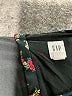 Gap 100% Viscose Floral Black Dress Size 11 - photo 3