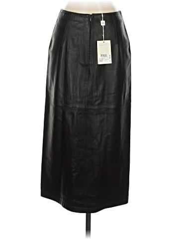 Armani Collezioni Leather Skirt (view 2)