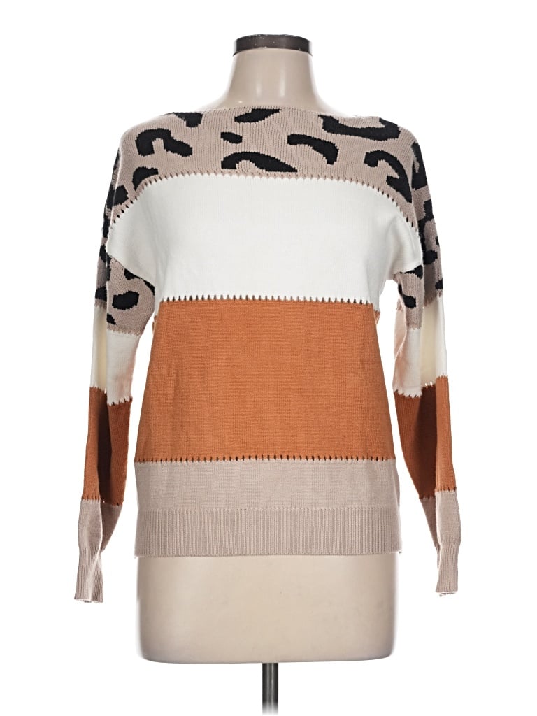 Pre-owned Unbranded Pullover Sweater In Tan