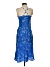 Express 100% Polyester Paisley Blue Cocktail Dress Size 3 - 4 - photo 2