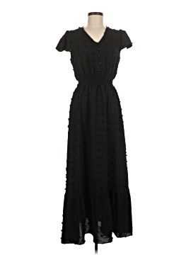 pretty garden black dress FARM Rio Black Flowerful Garden Midi Dress, Snake Garden Black / XXS