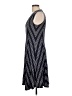 Max Studio Chevron-herringbone Gray Casual Dress Size L - photo 5