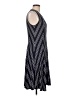 Max Studio Chevron-herringbone Gray Casual Dress Size L - photo 4