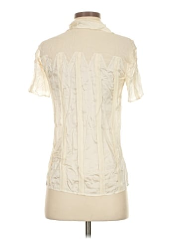 Ralph Lauren Collection Short Sleeve Silk Top (view 2)