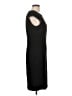 Zara Basic Solid Black Cocktail Dress Size L - photo 4