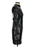 Sequin Hearts Metallic Silver Cocktail Dress Size 5 - photo 4
