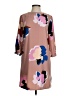 A New Day 100% Polyester Print Brown Casual Dress Size XS - photo 1