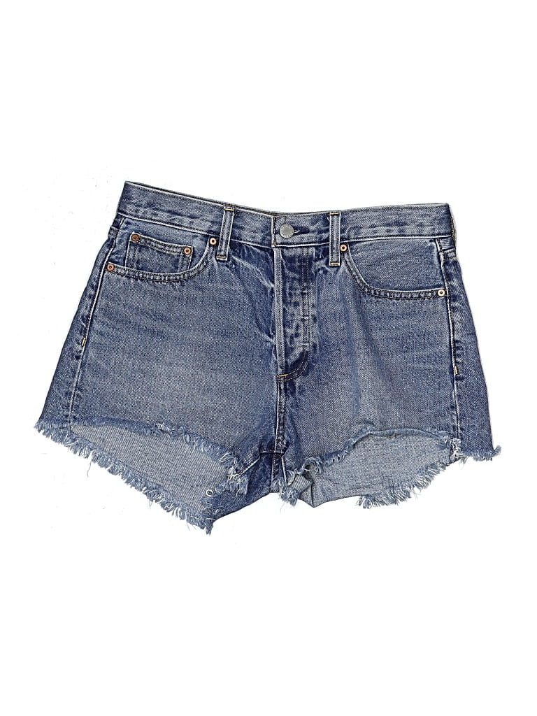 Pre-owned Denim Forum Denim Shorts In Blue