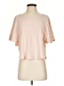 Madewell 100% Cotton Pink Texture &amp; Thread Flutter-Sleeve Top Size XXS - photo 1