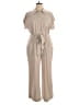 A New Day 100% Recycled Polyester Solid Tan Jumpsuit Size XL - photo 1