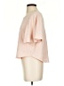 Madewell 100% Cotton Pink Texture &amp; Thread Flutter-Sleeve Top Size XXS - photo 5