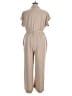A New Day 100% Recycled Polyester Solid Tan Jumpsuit Size XL - photo 2