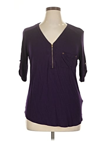 Perseption Concept Short Sleeve Henley (view 1)
