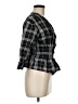 Zara Basic Black 3/4 Sleeve Blouse Size M - photo 4