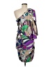 Nine West Graphic Purple Cocktail Dress Size 6 - photo 2